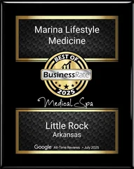 BusinessRate 2025 - Best Medical Spa in Little Rock Award Logo